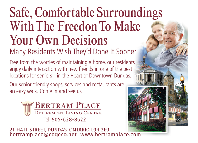 Bertram Place Retirement Living Centre Ad