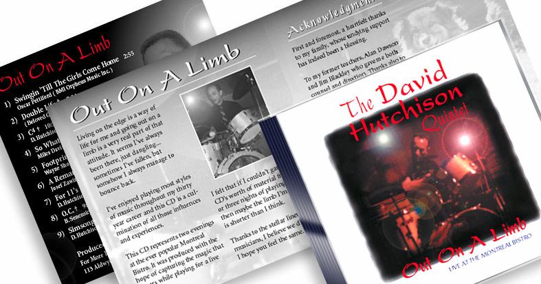 Dave Hutchinson Quintet Independent jazz Release Canada