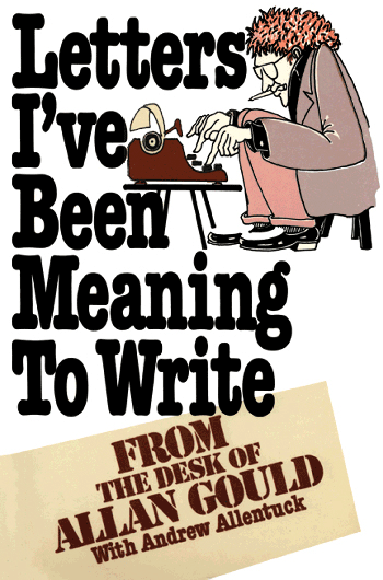 Letters Ive Been Meaning To Write Pulished by Fitzhenry and Whiteside drawings and design by Parick Rowan